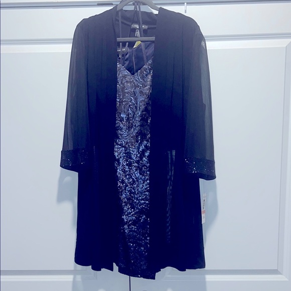 Sequin Sheath Dress (black & navy) NWT JONES NEW YORK - Picture 14 of 14